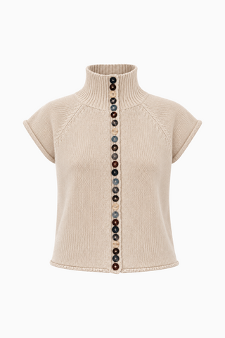 Button Knit Top
