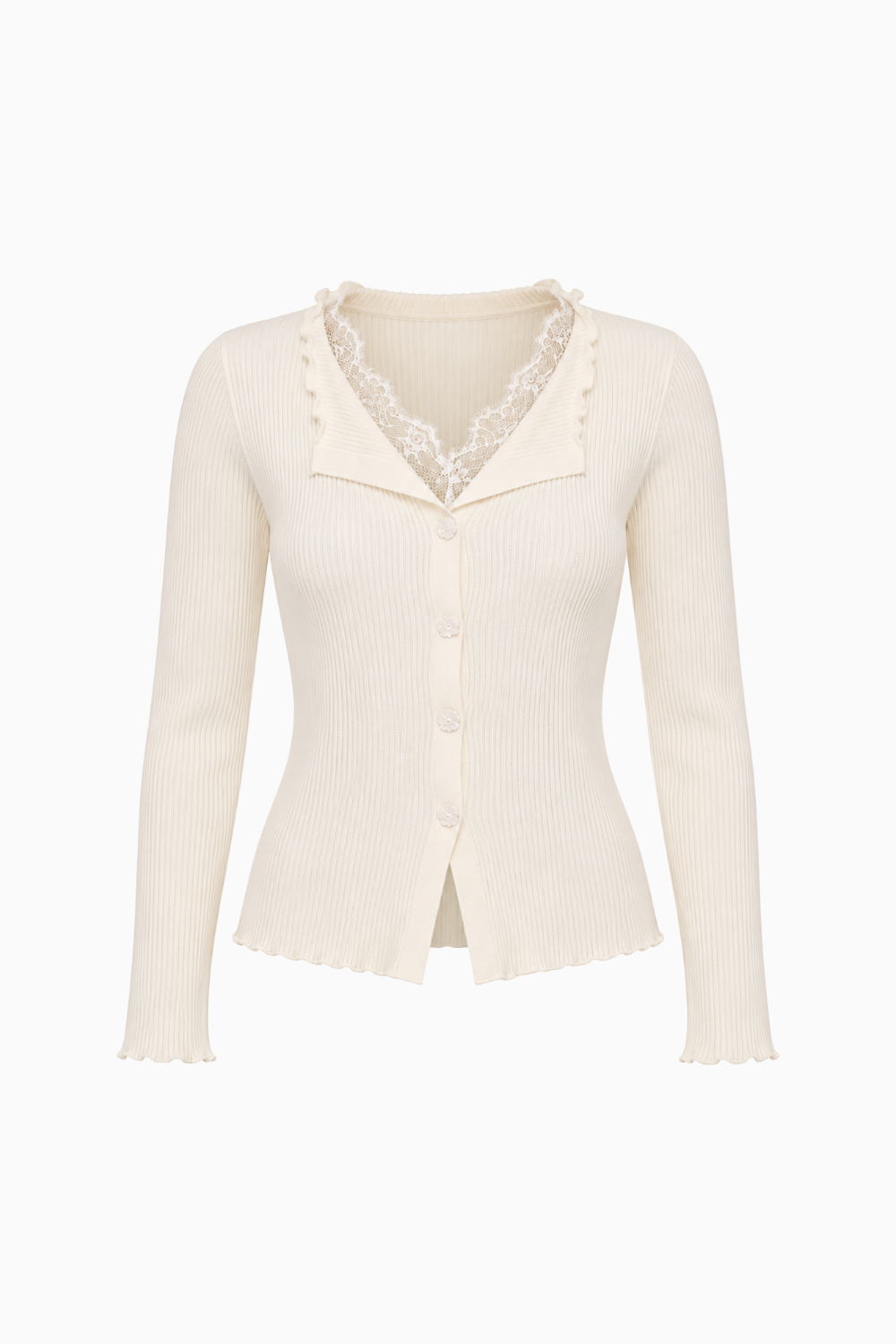 Lace Trim Cardigan