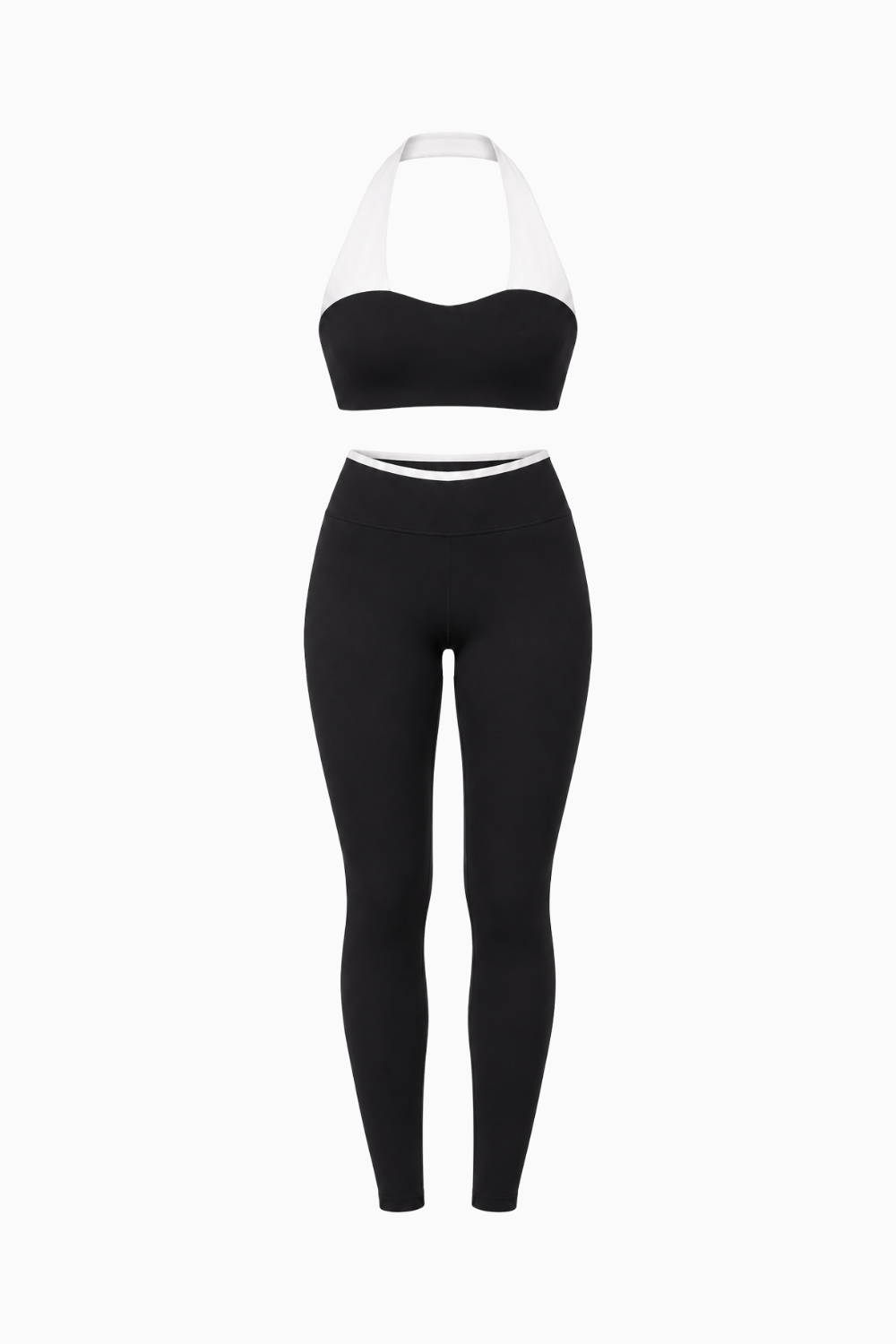 Color-Block Halter Active Set