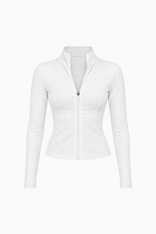 Long Sleeve Slim-Fit Yoga Track Jacket