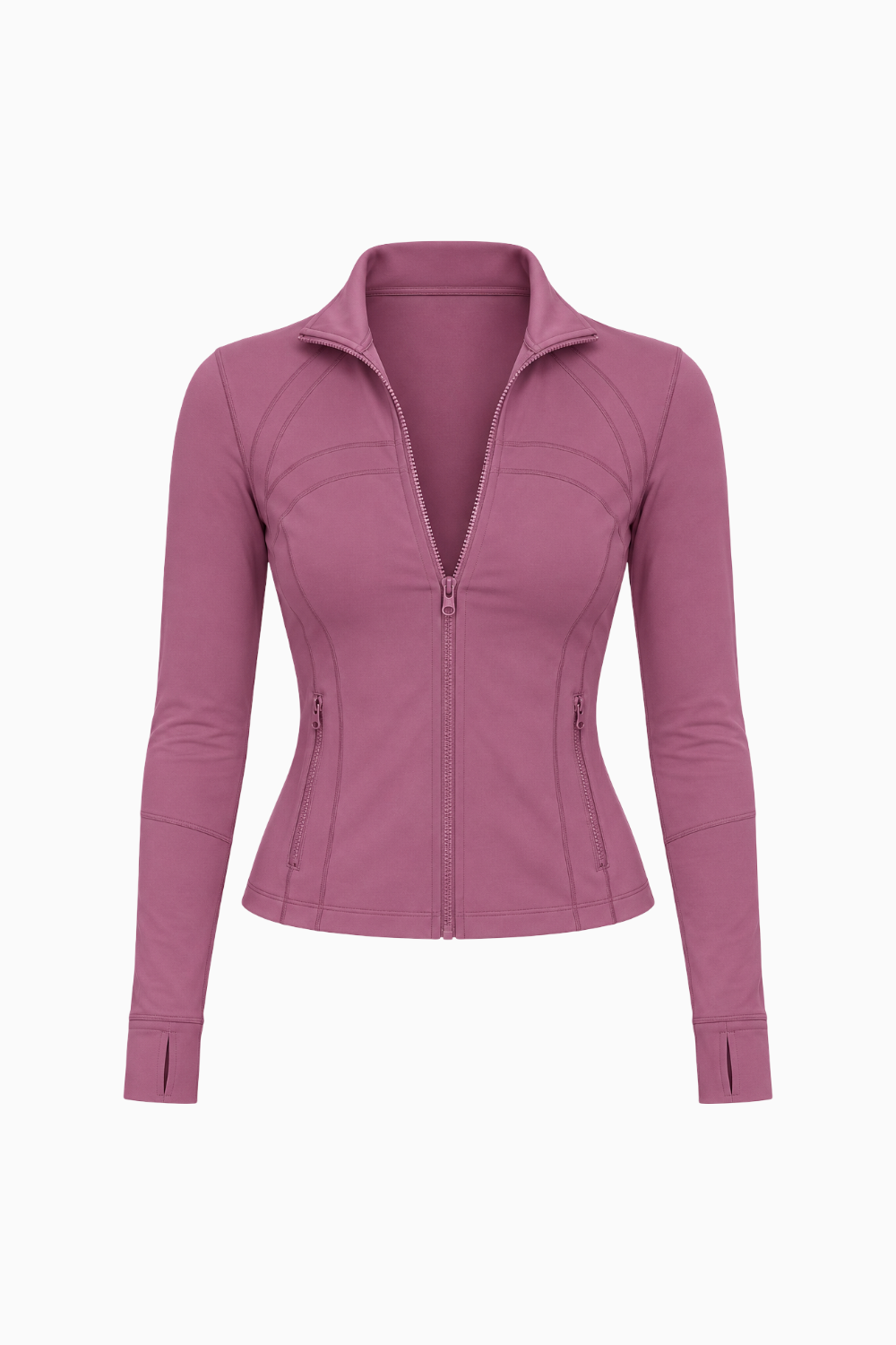 Long Sleeve Slim-Fit Yoga Track Jacket