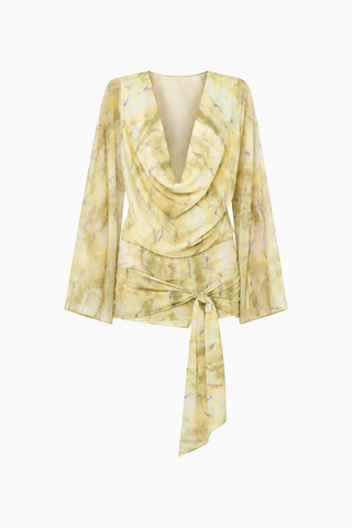 Long Sleeve Marble Print Mini Dress      falta lupa SEGUNDA MODELO