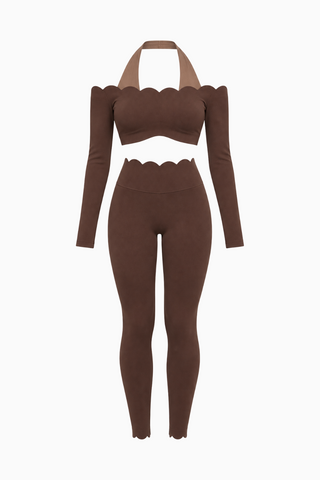 Scalloped Halter Active Set