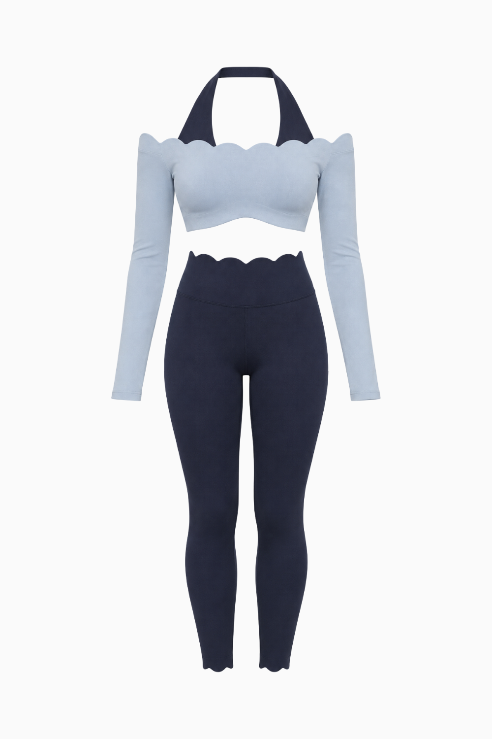 Scalloped Halter Active Set