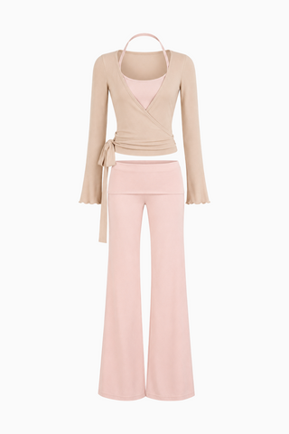 Ribbed Wrap Lounge Set