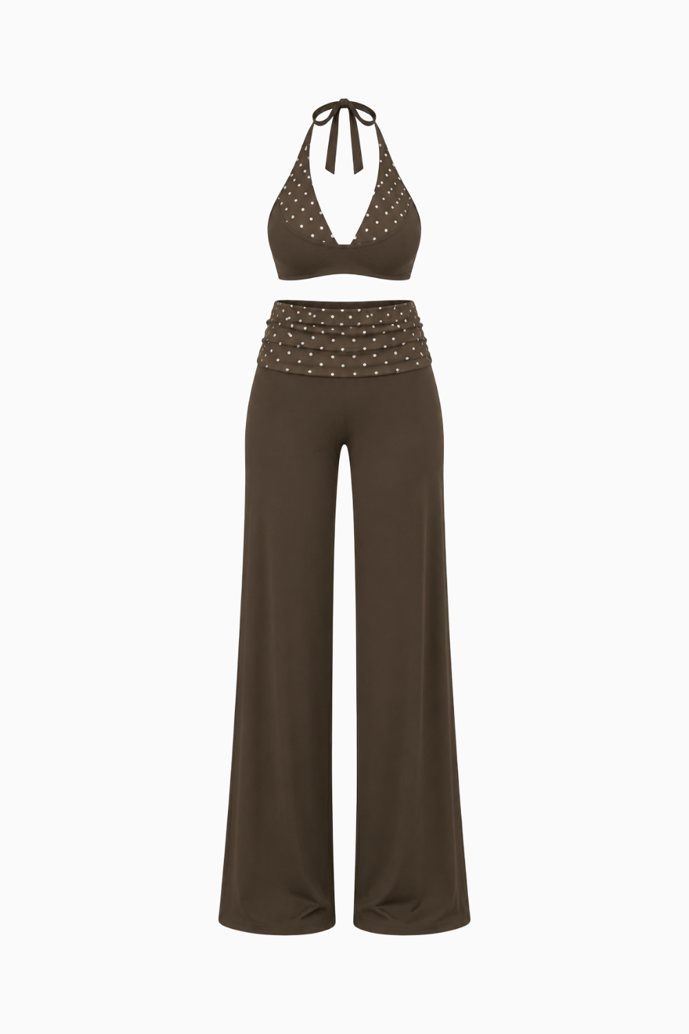 Polka Dot Halter Flare Set    DOES NOT WORK FOR ME