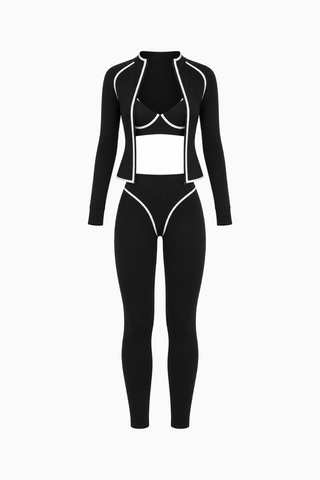 Contrast Piping Three-Piece Active Set