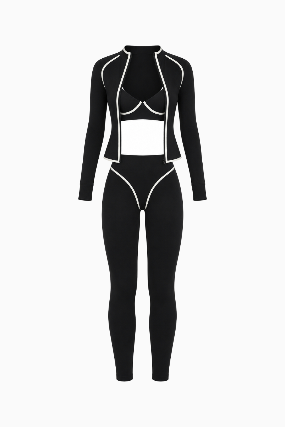 Contrast Piping Three-Piece Active Set