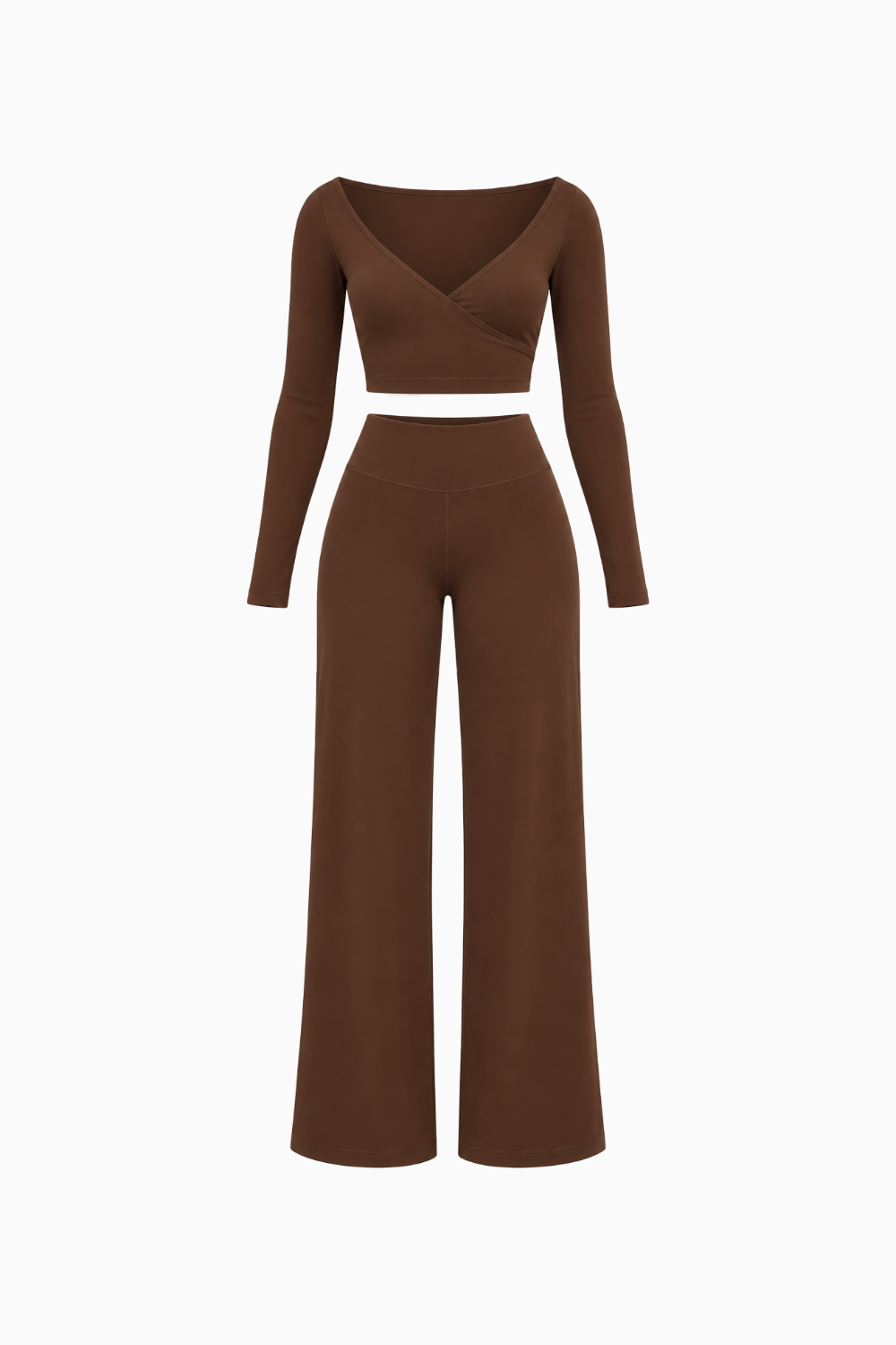 Wrap Top Wide Leg Set
