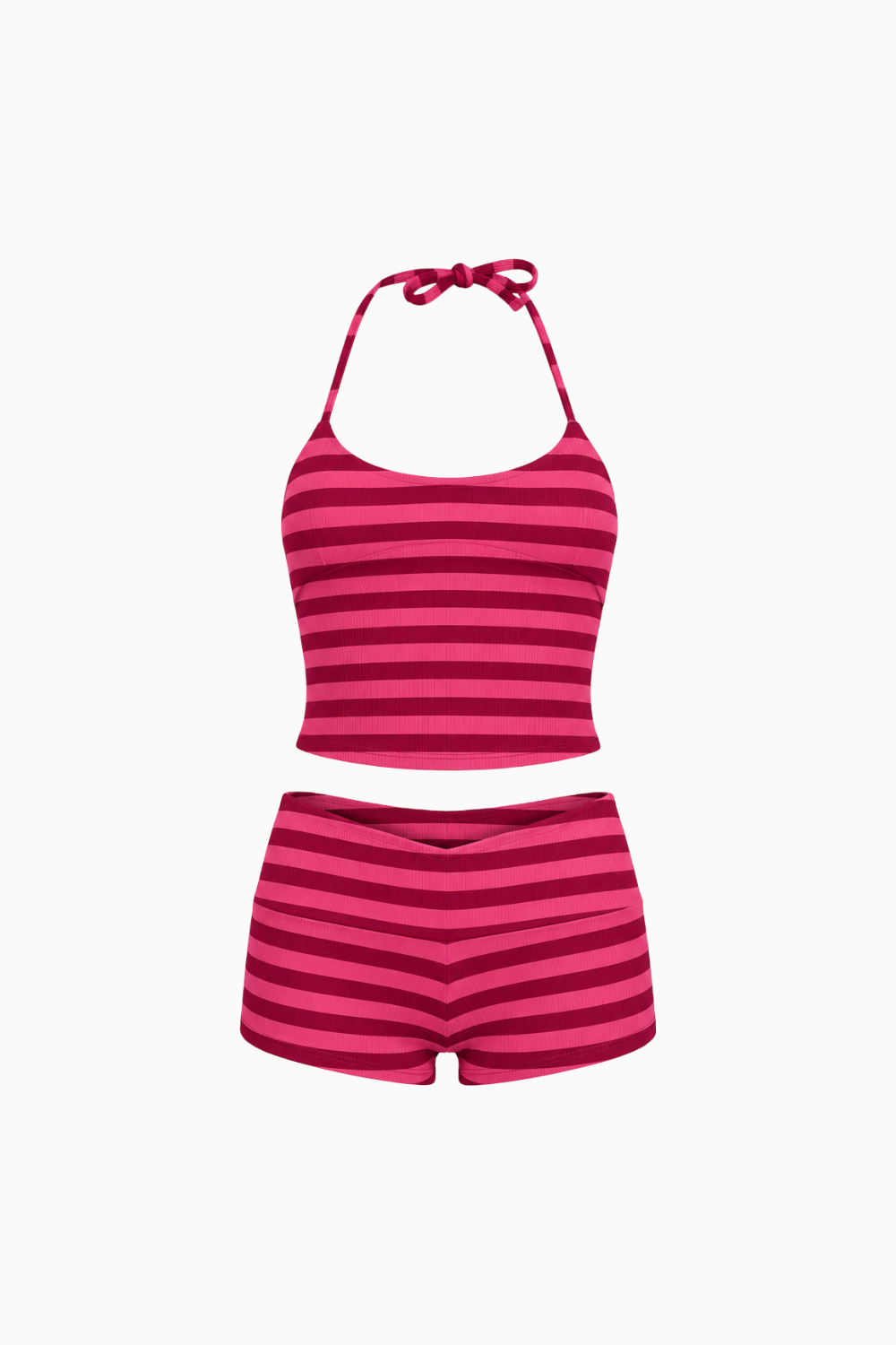Blue & White Stripe Two-Piece Set