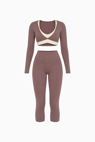 Layered V-Neck Active Set