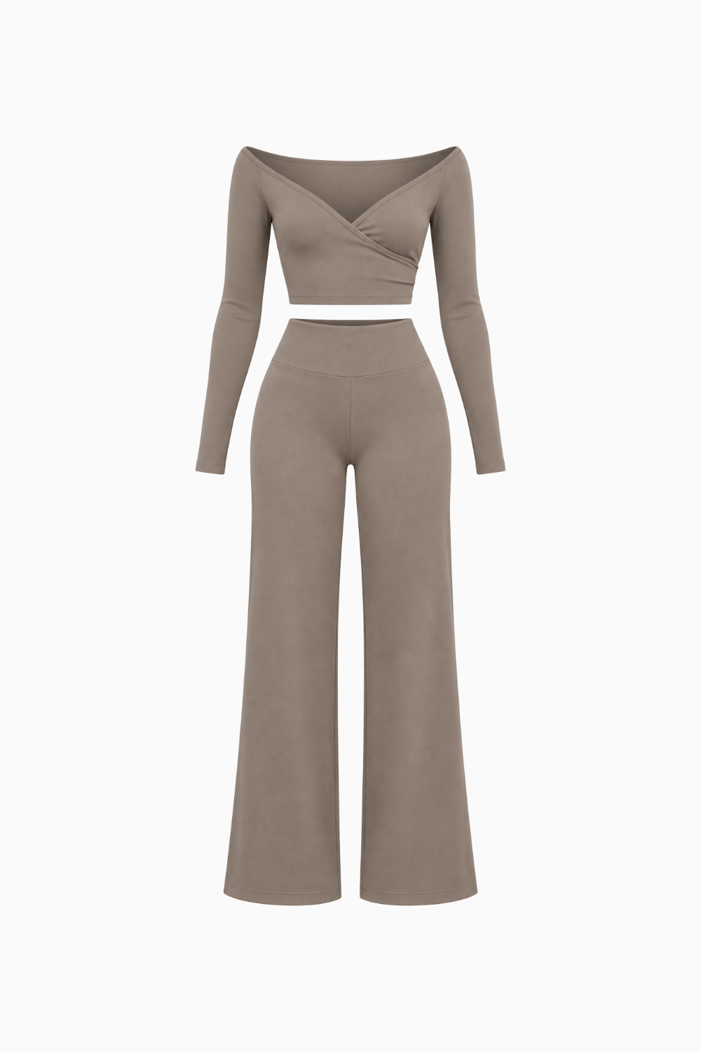 Wrap Top Wide Leg Set