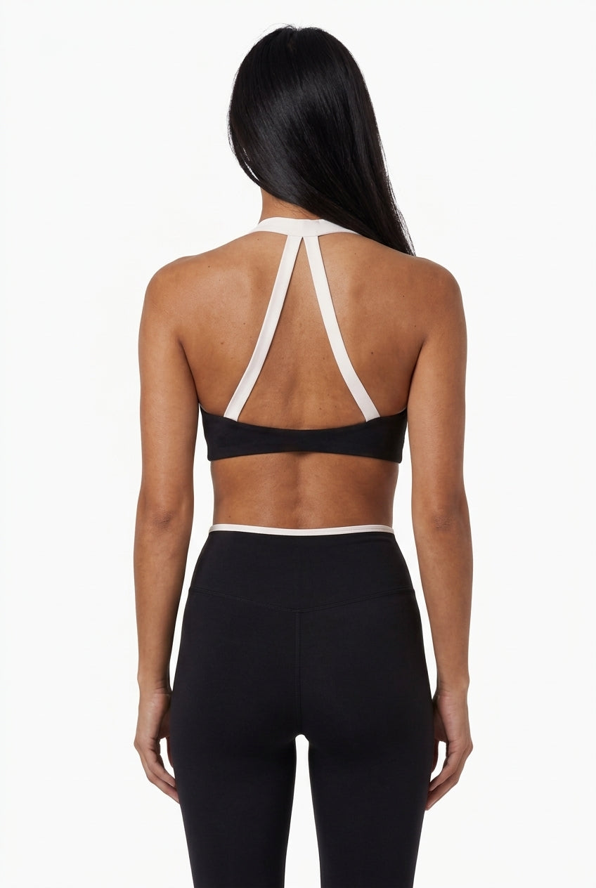 Color-Block Halter Active Set