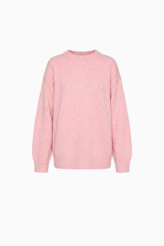 Light Pink Oversized Knit Sweater