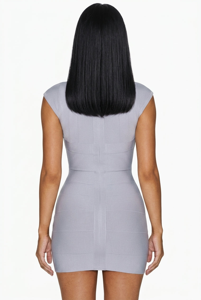 Periwinkle Bandage Bodycon Mini Dress