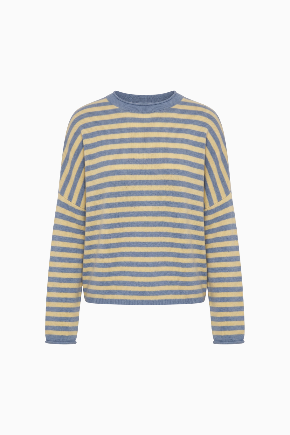 Cozy Striped Crewneck Pullover Sweater