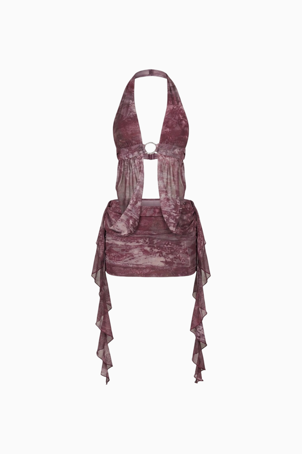 Purple Haze Plunge and Drape Set