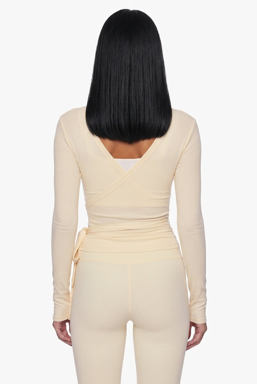 Soft Ballet Wrap Top
