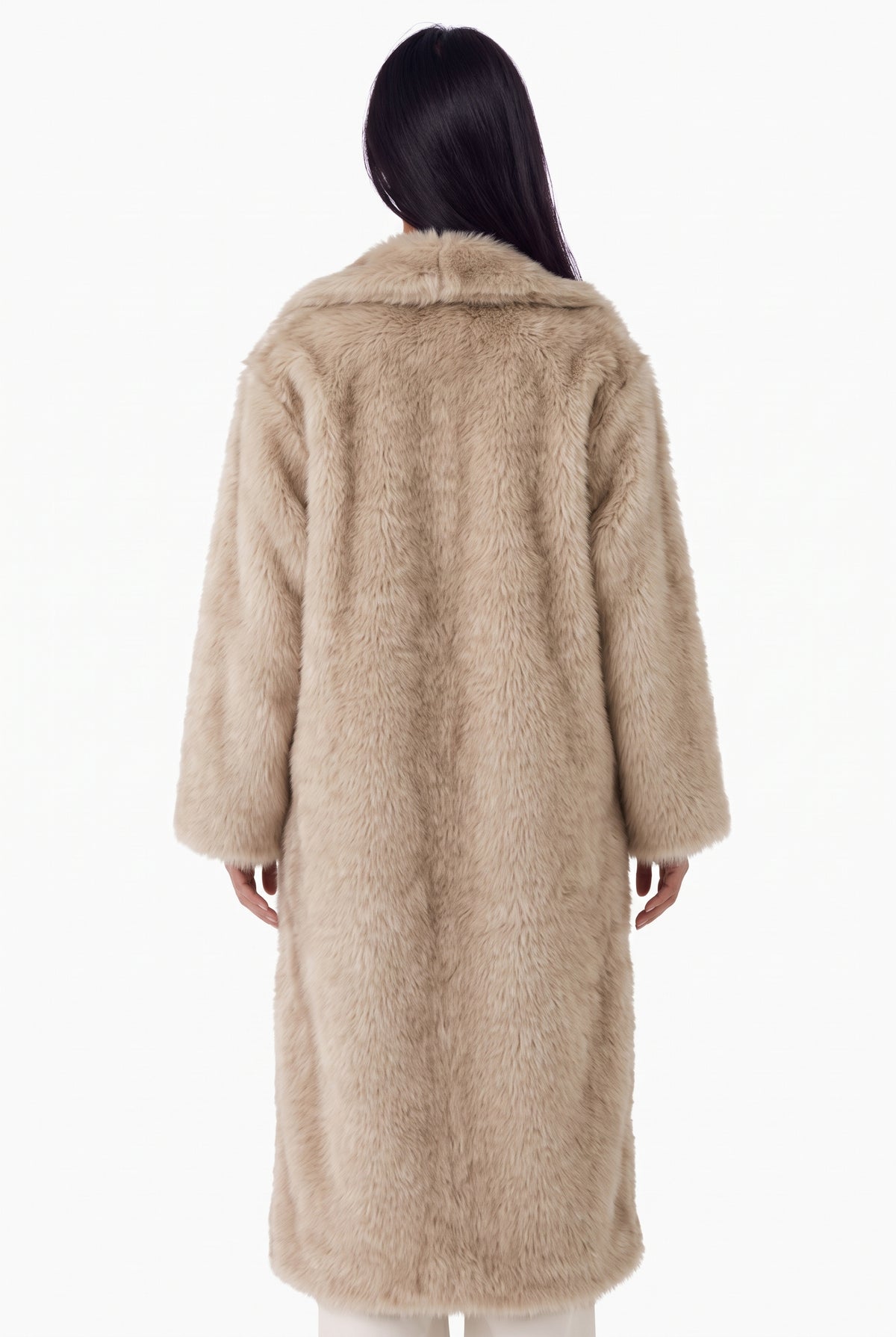Oversized Faux Fur Maxi Coat