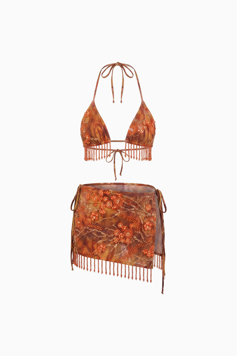 Sunset Ember Beaded Swim 3-Piece Set doesn't fit in the back, I'll use the one from China