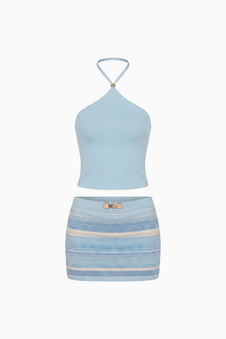 Coastal Breeze Knit Two-Piece Set