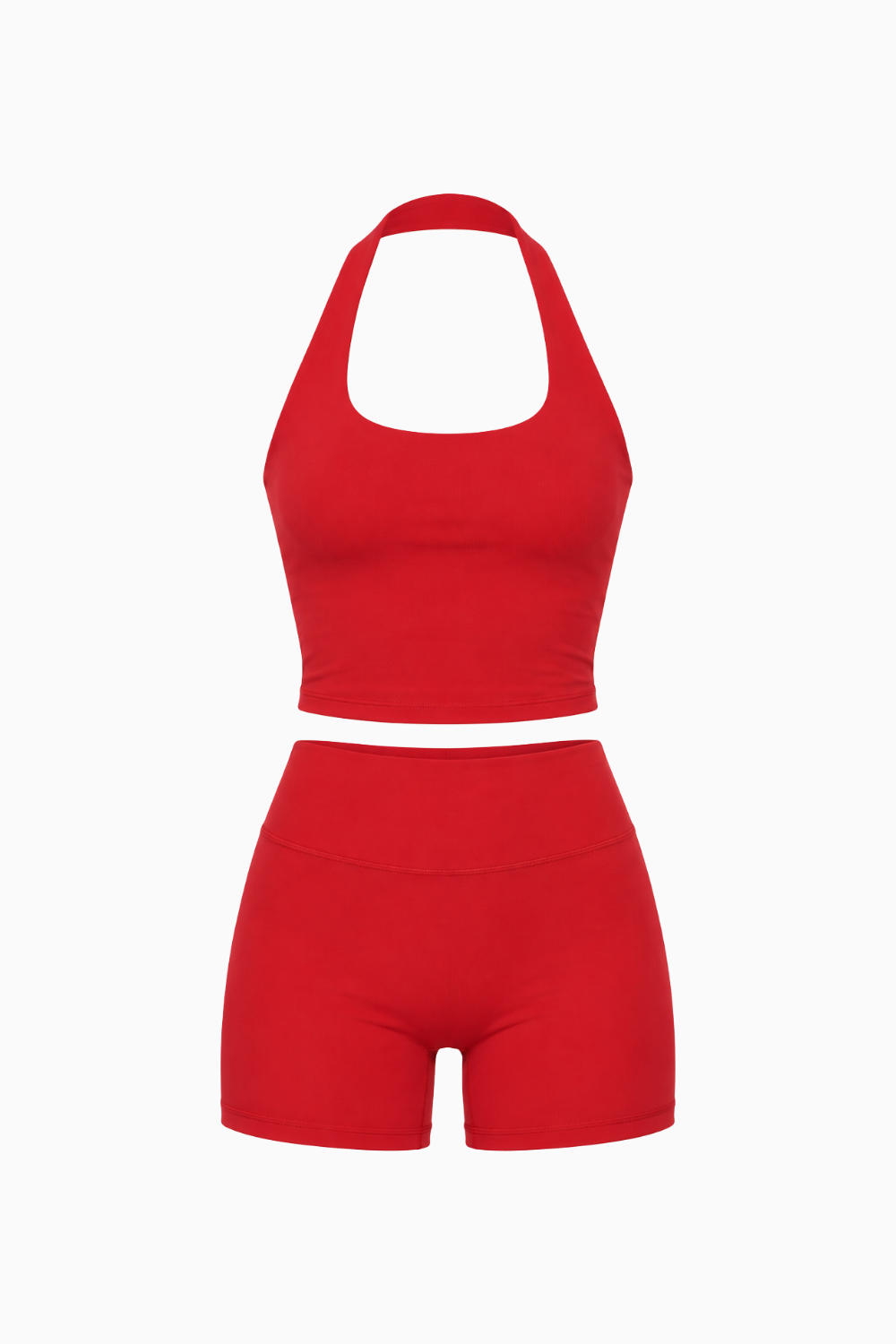 Performance Ribbed Halter Set