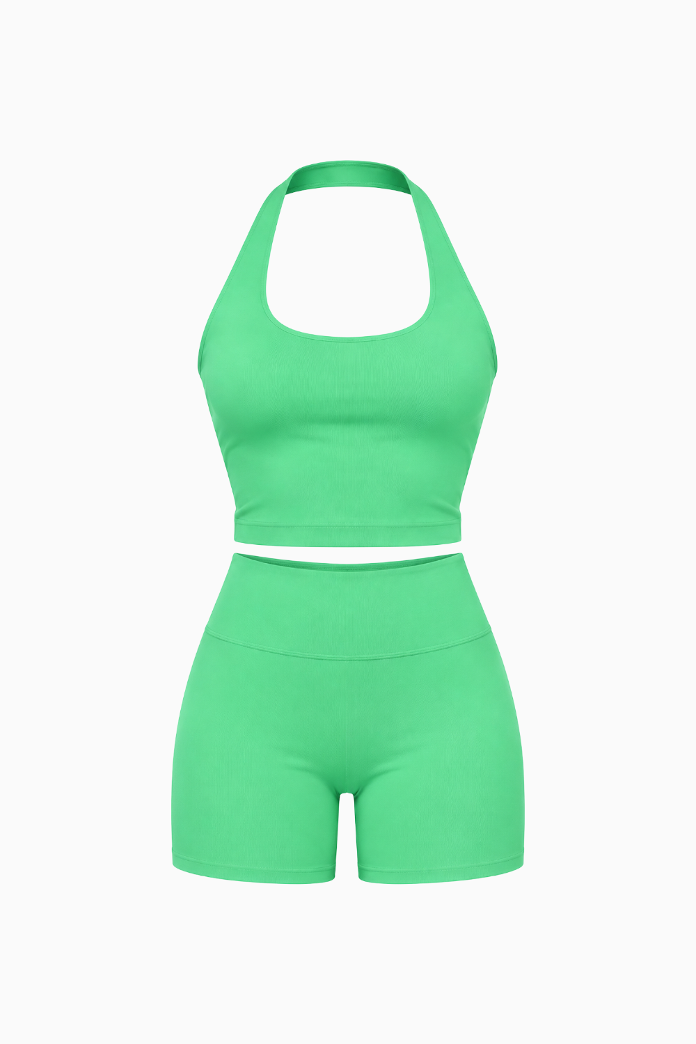 Performance Ribbed Halter Set