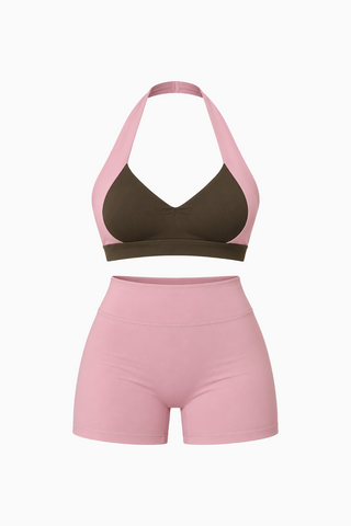 Color-Block Halter Set