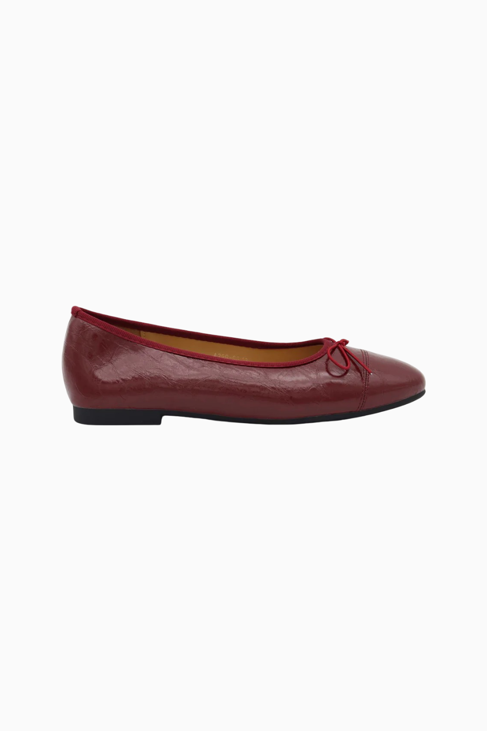 Burgundy Patent Ballet Flats