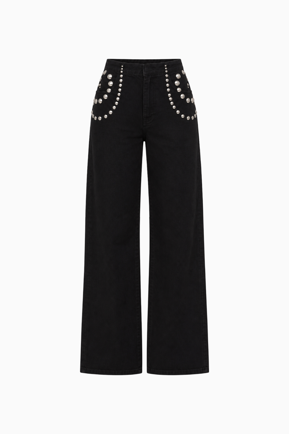 Studded Wide Leg Pants