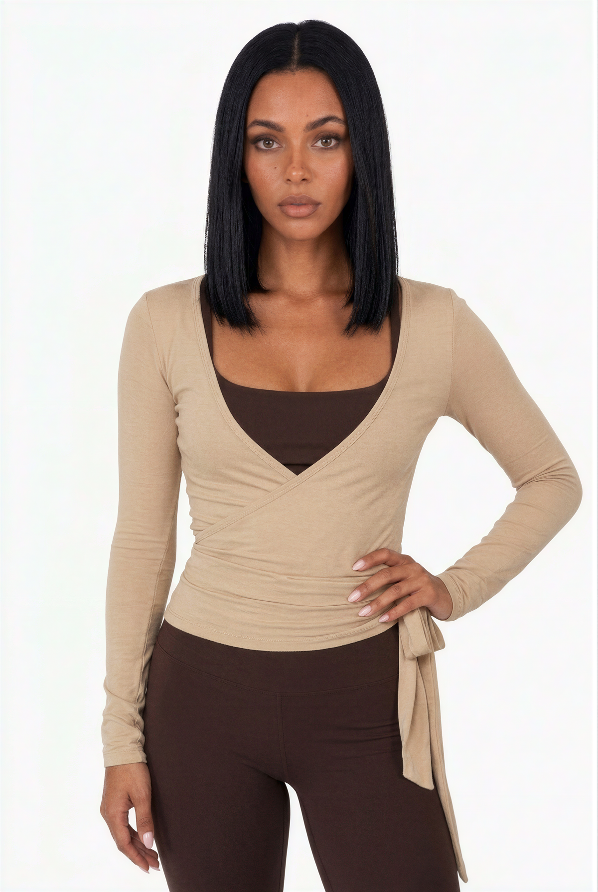 Soft Ballet Wrap Top