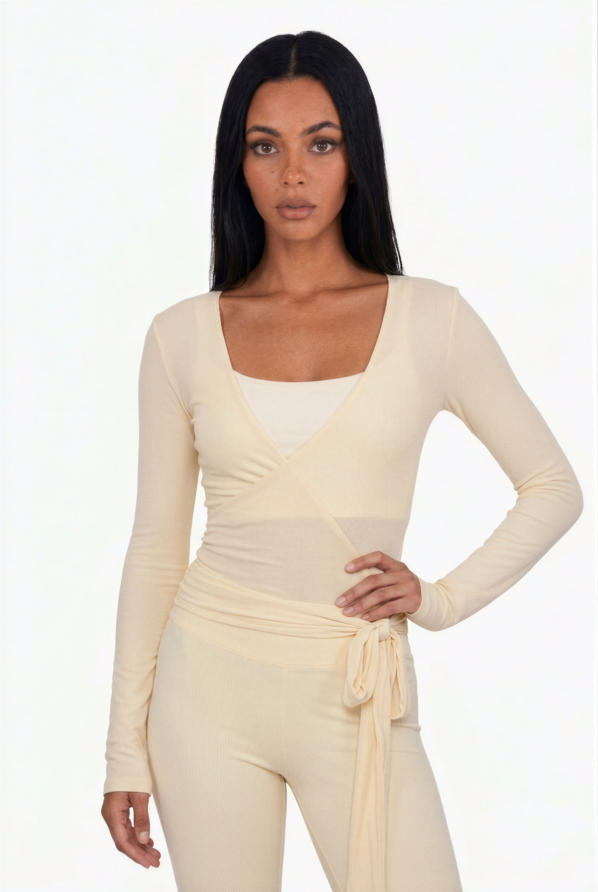Soft Ballet Wrap Top