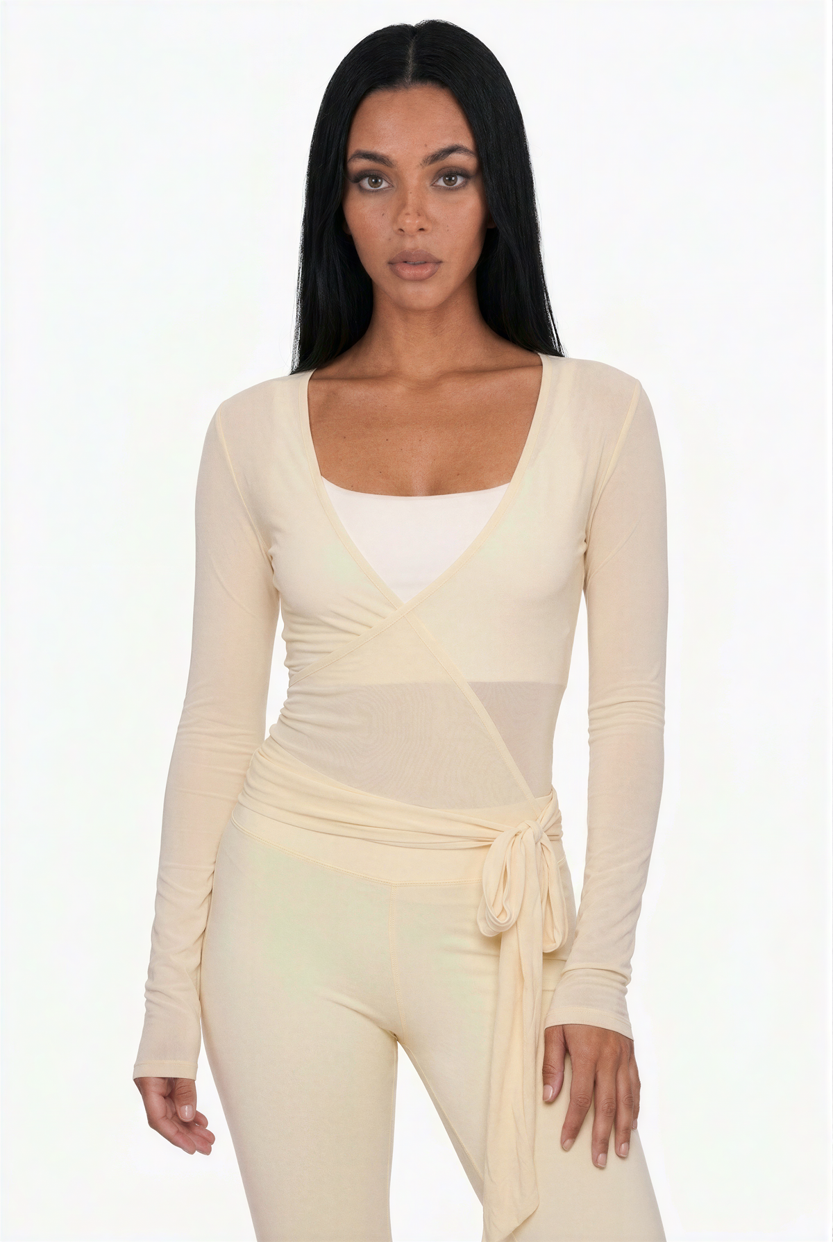 Soft Ballet Wrap Top