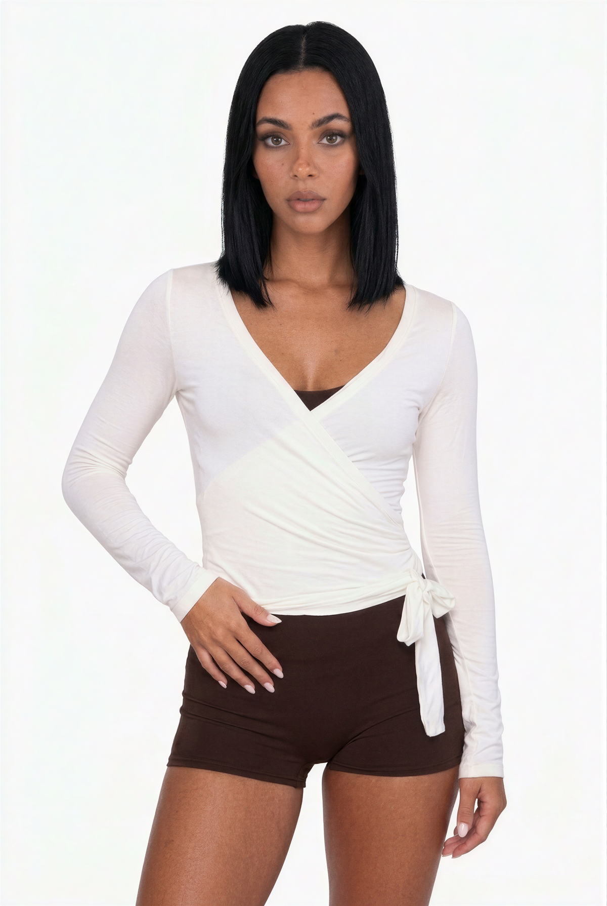 Soft Ballet Wrap Top