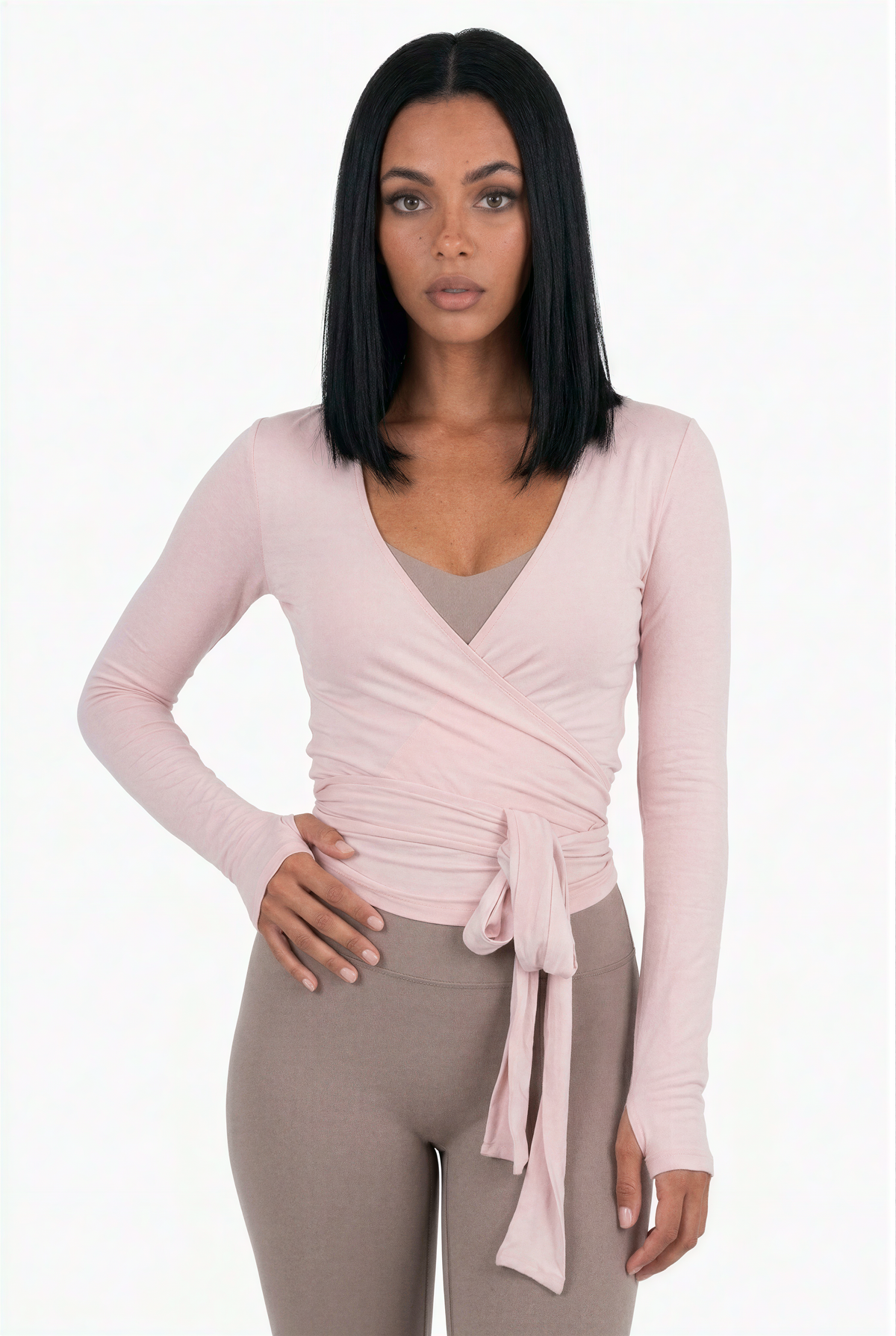 Soft Ballet Wrap Top