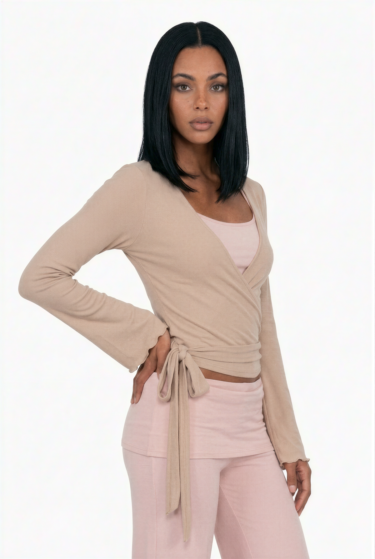 Ribbed Wrap Lounge Set