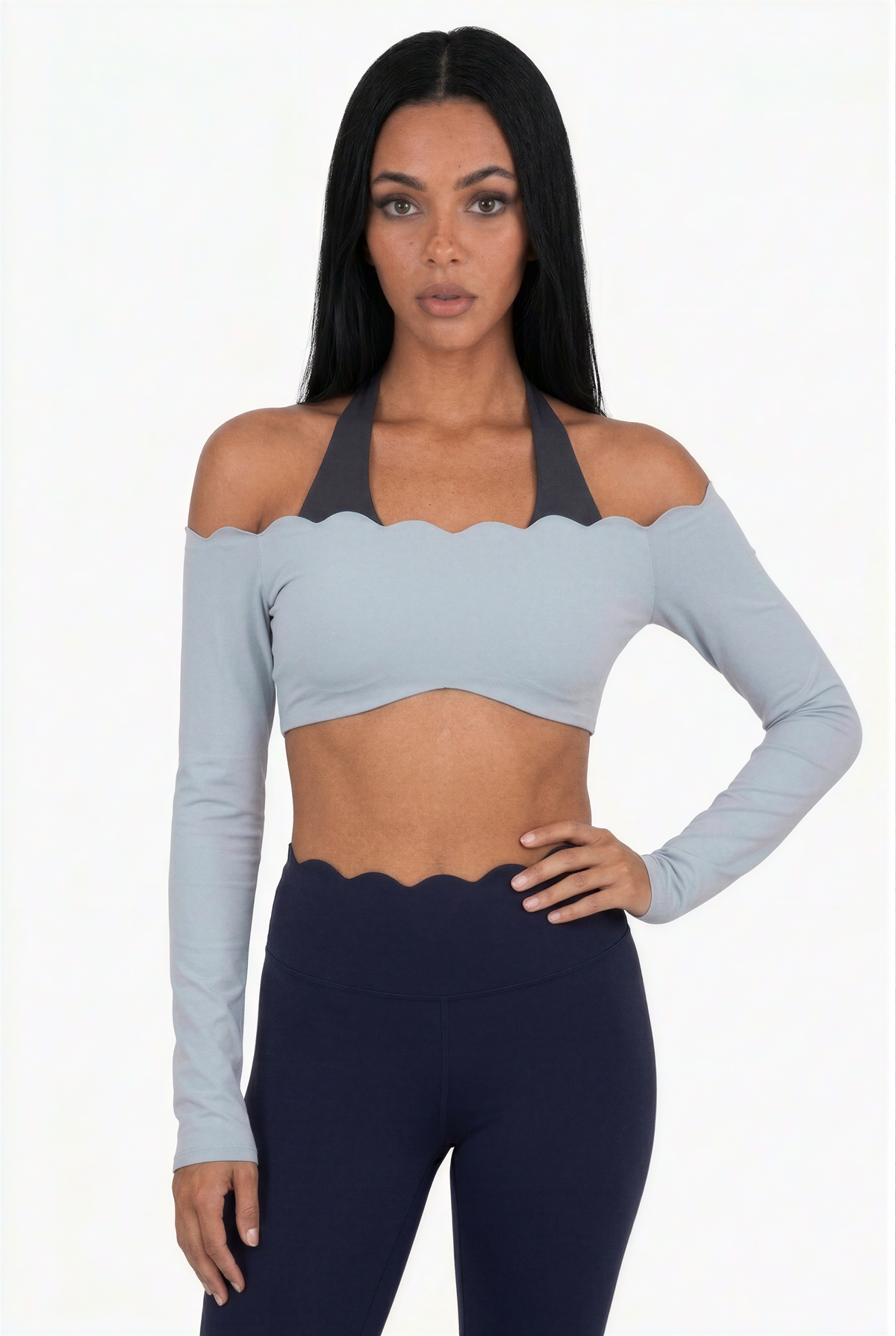 Scalloped Halter Active Set