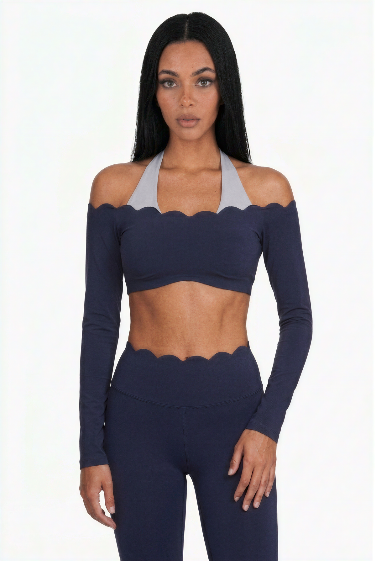 Scalloped Halter Active Set