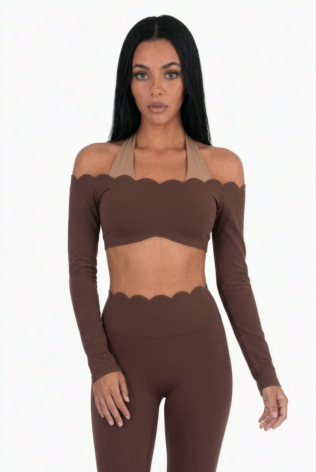 Scalloped Halter Active Set