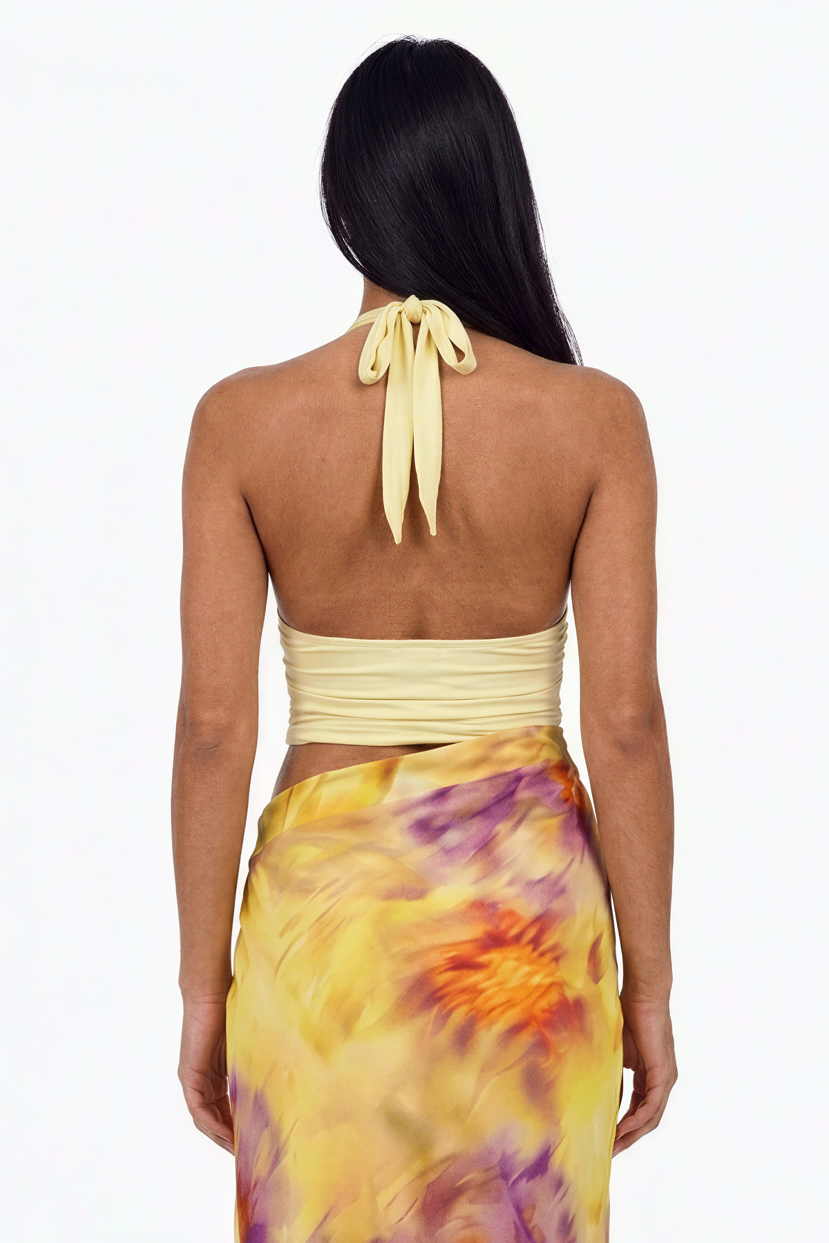 Tie-Dye Halter & Skirt Set