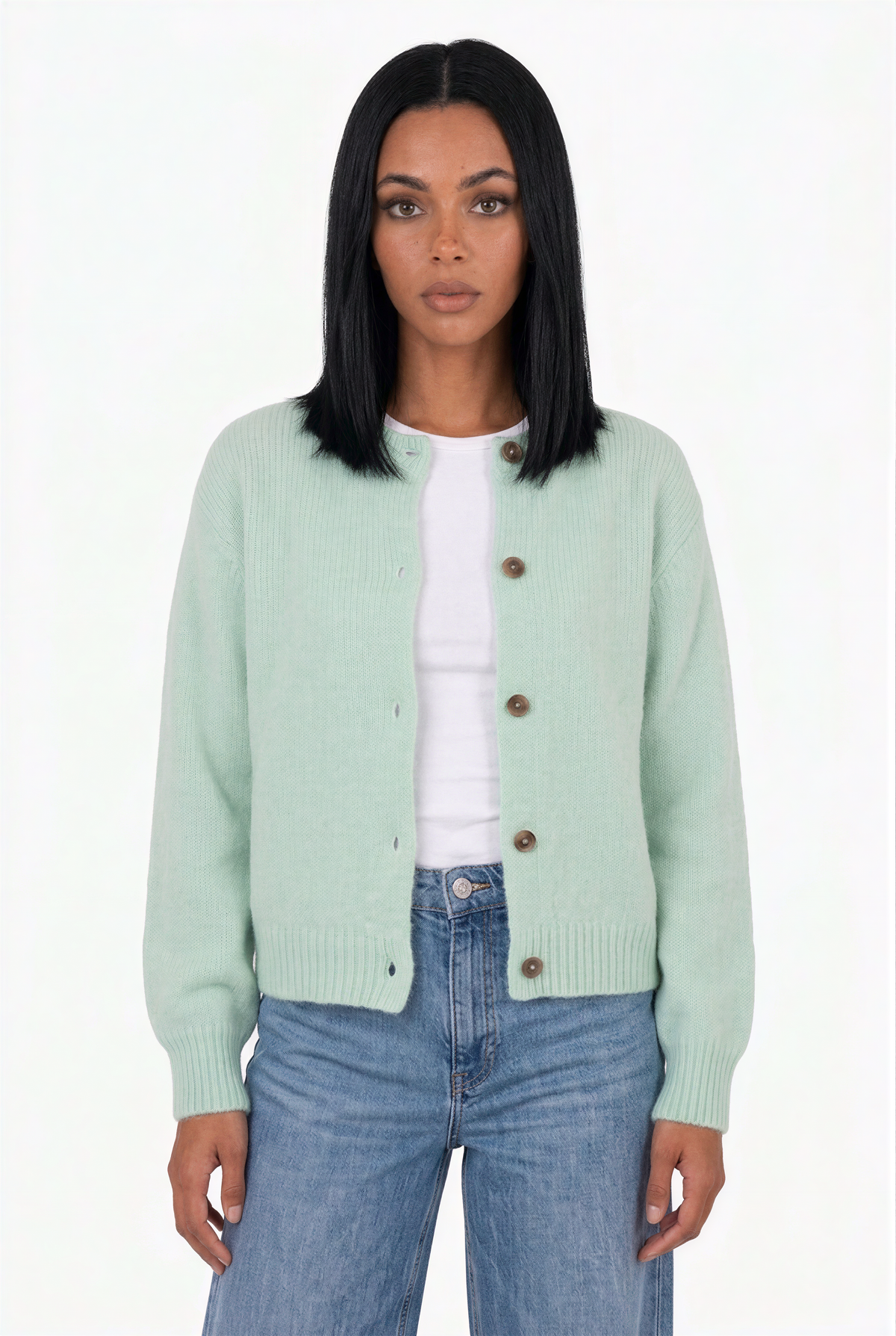 Fuzzy Knit Cardigan