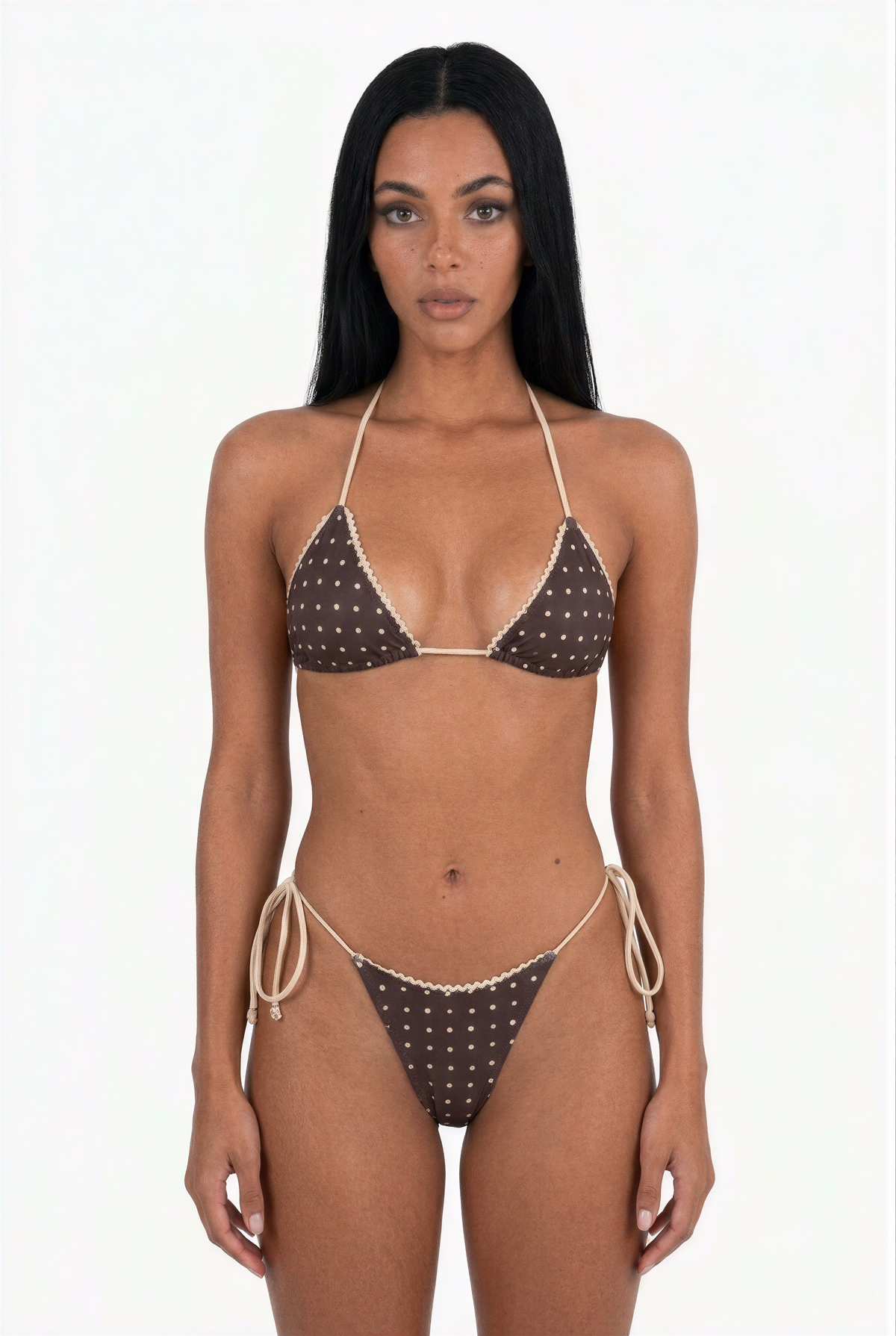 Tie-Side Polka Dot Bikini