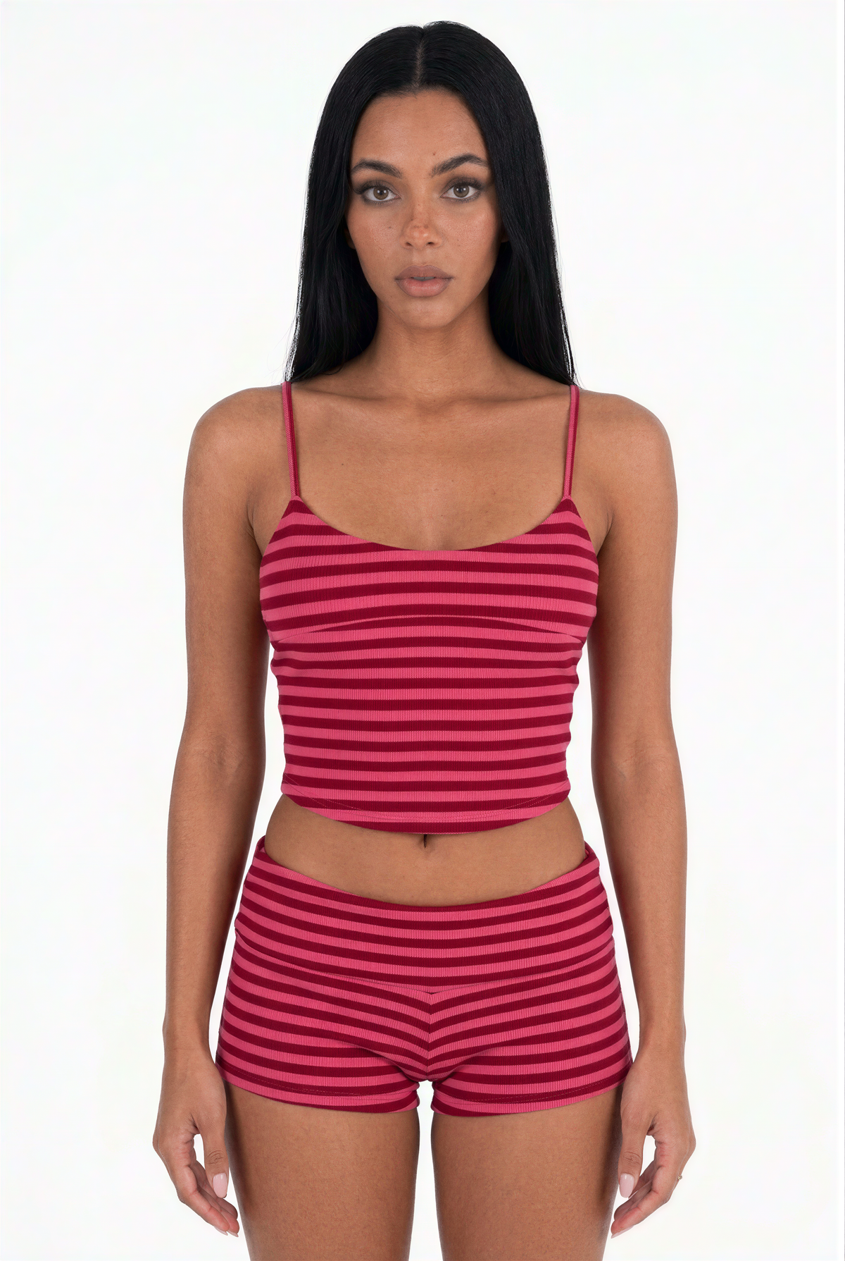 Blue & White Stripe Two-Piece Set   doesn't make them