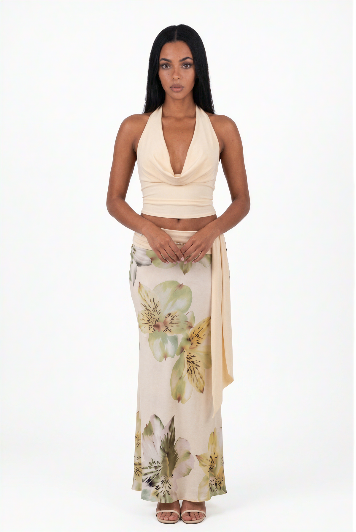 Floral Print Two-Piece Set