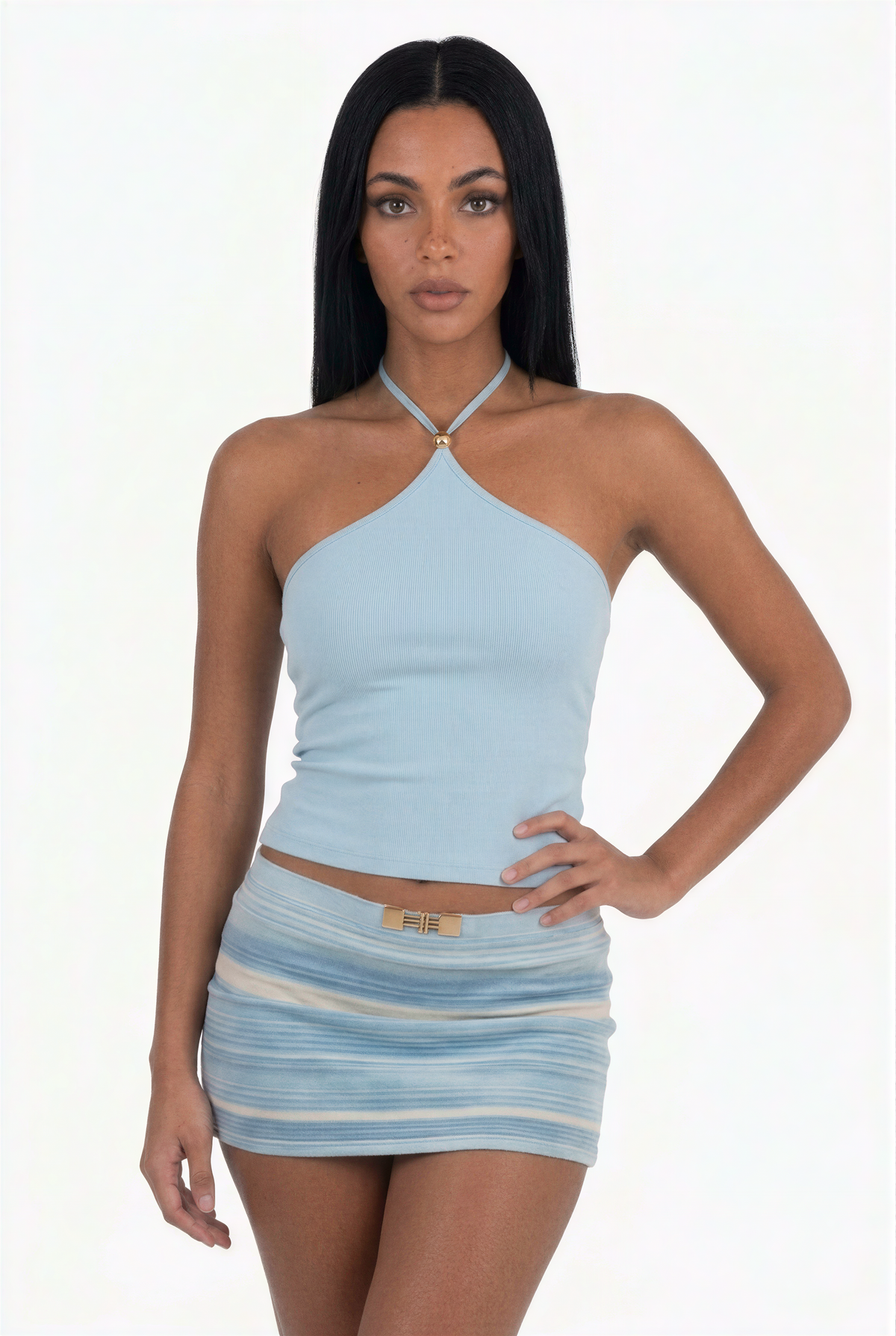 Coastal Breeze Knit Two-Piece Set