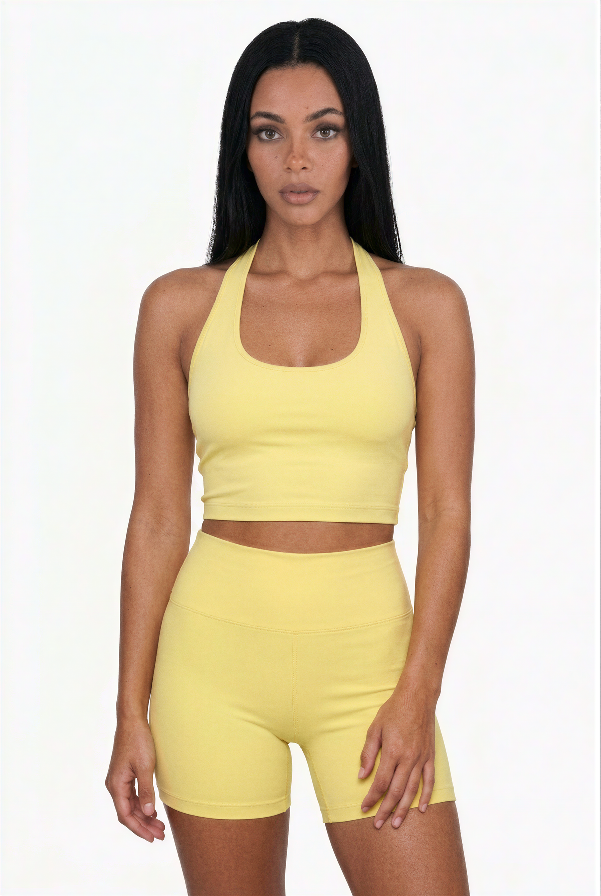 Performance Ribbed Halter Set