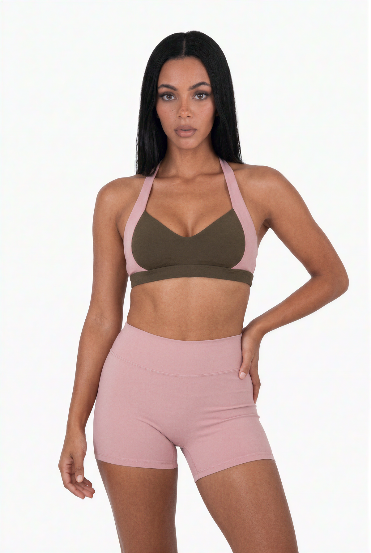 Color-Block Halter Set