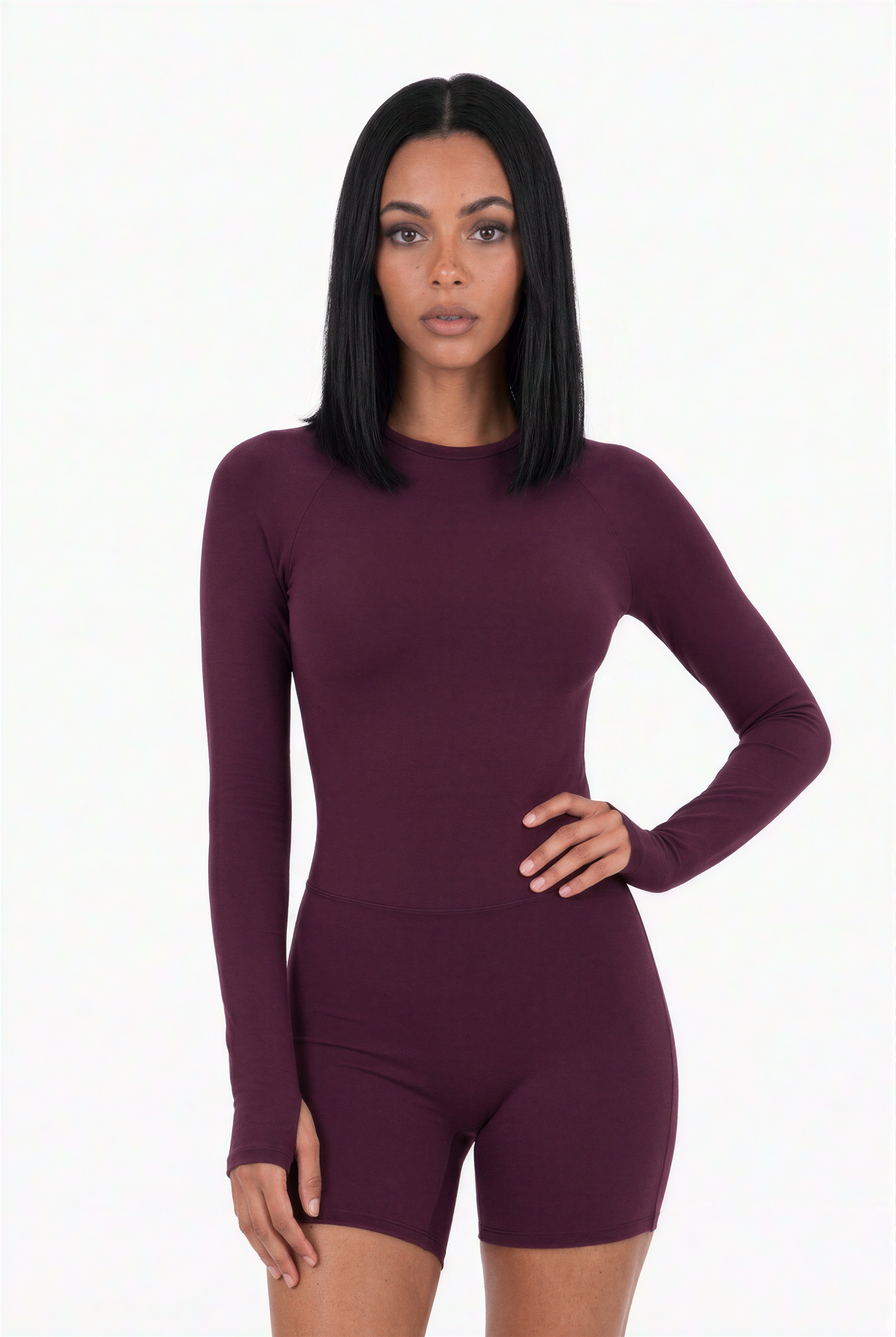 Open Back Active Romper