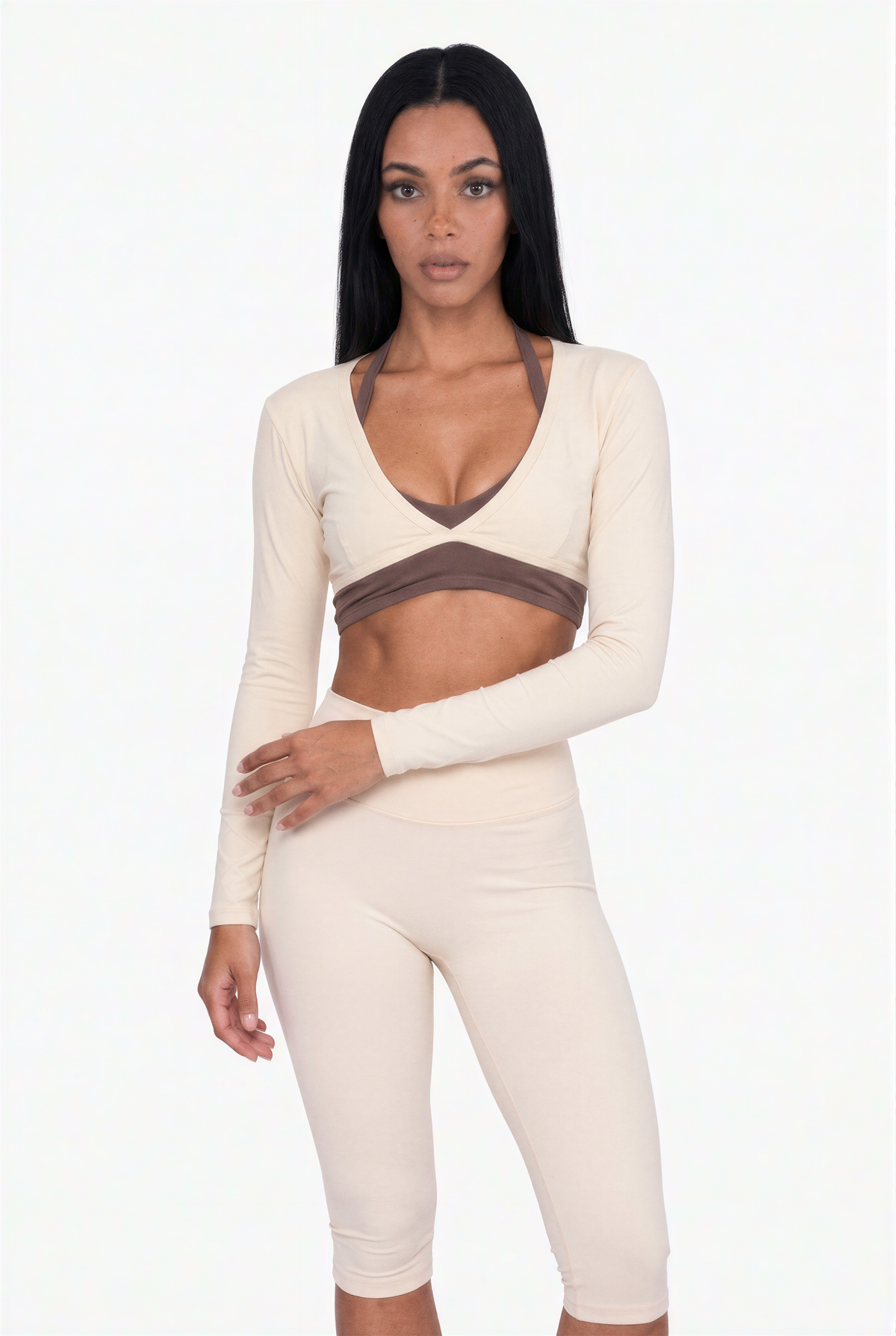 Layered V-Neck Active Set